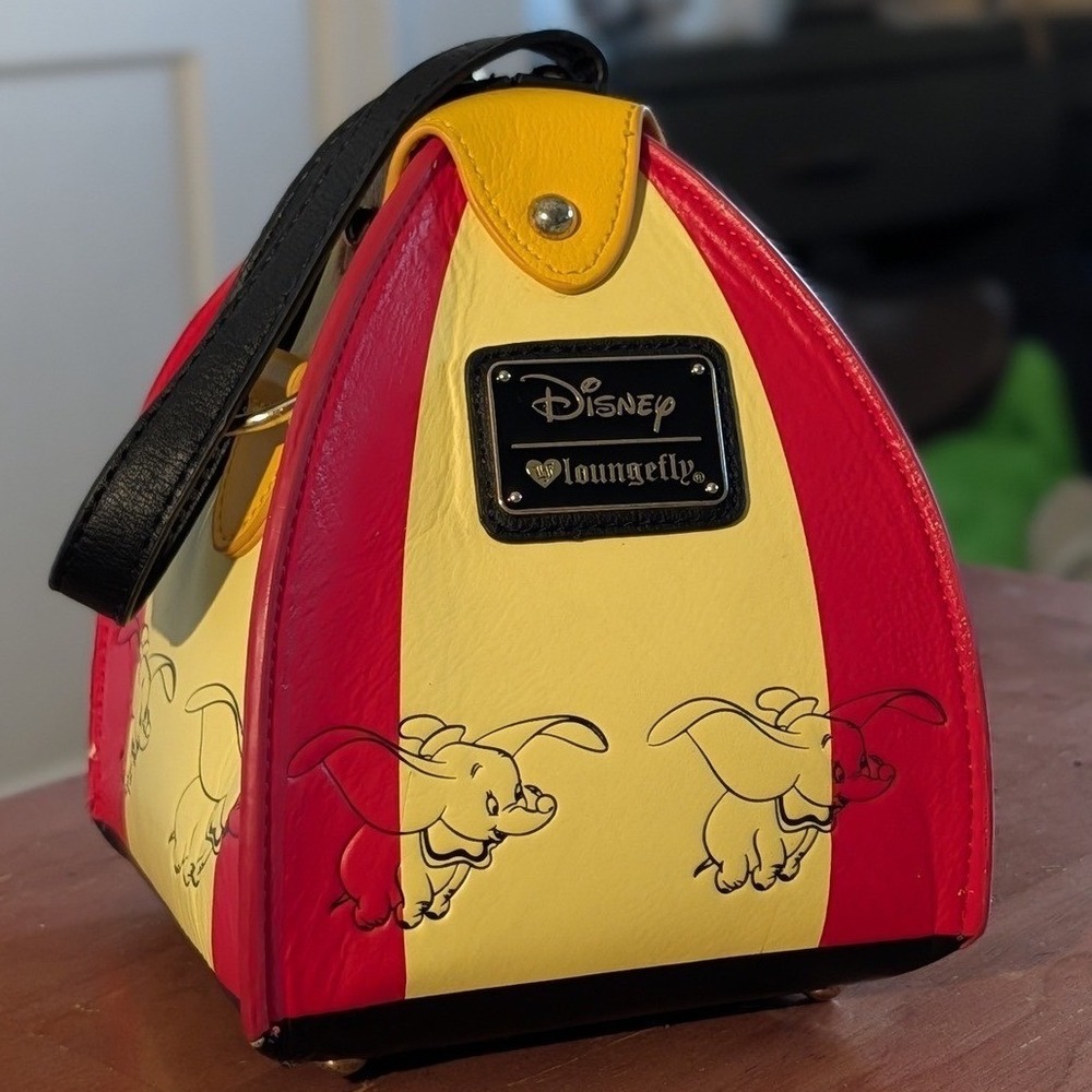 Loungefly Disney Dumbo Circus Tent Crossbody Purse Bag Rare Retired WDTB2172
